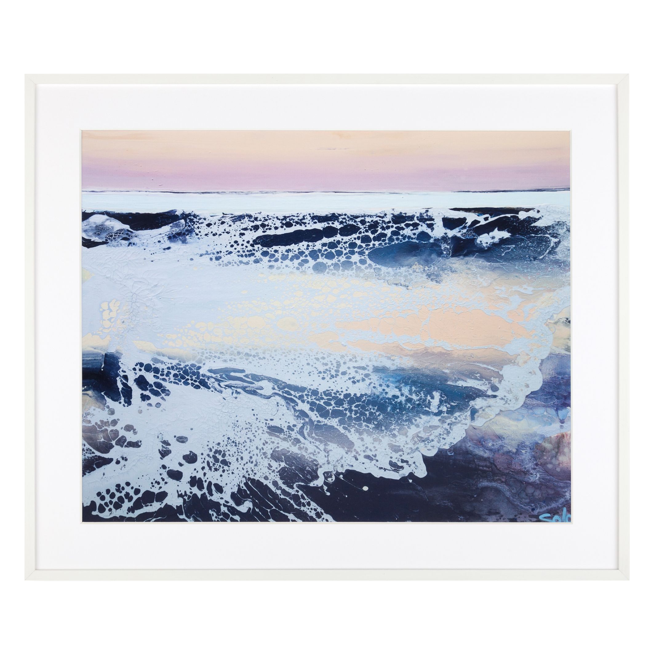 Michael Sole - Morning Sea Framed Print & Mount, 85.5 x 72cm