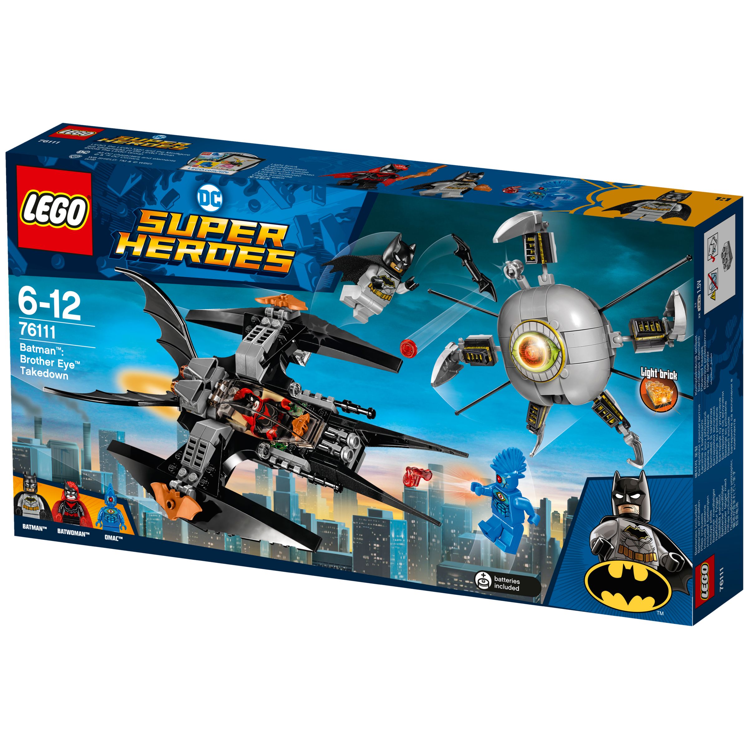 76111 Brother Eye Takedown for sale online Lego DC Comics Super Heroes Batman