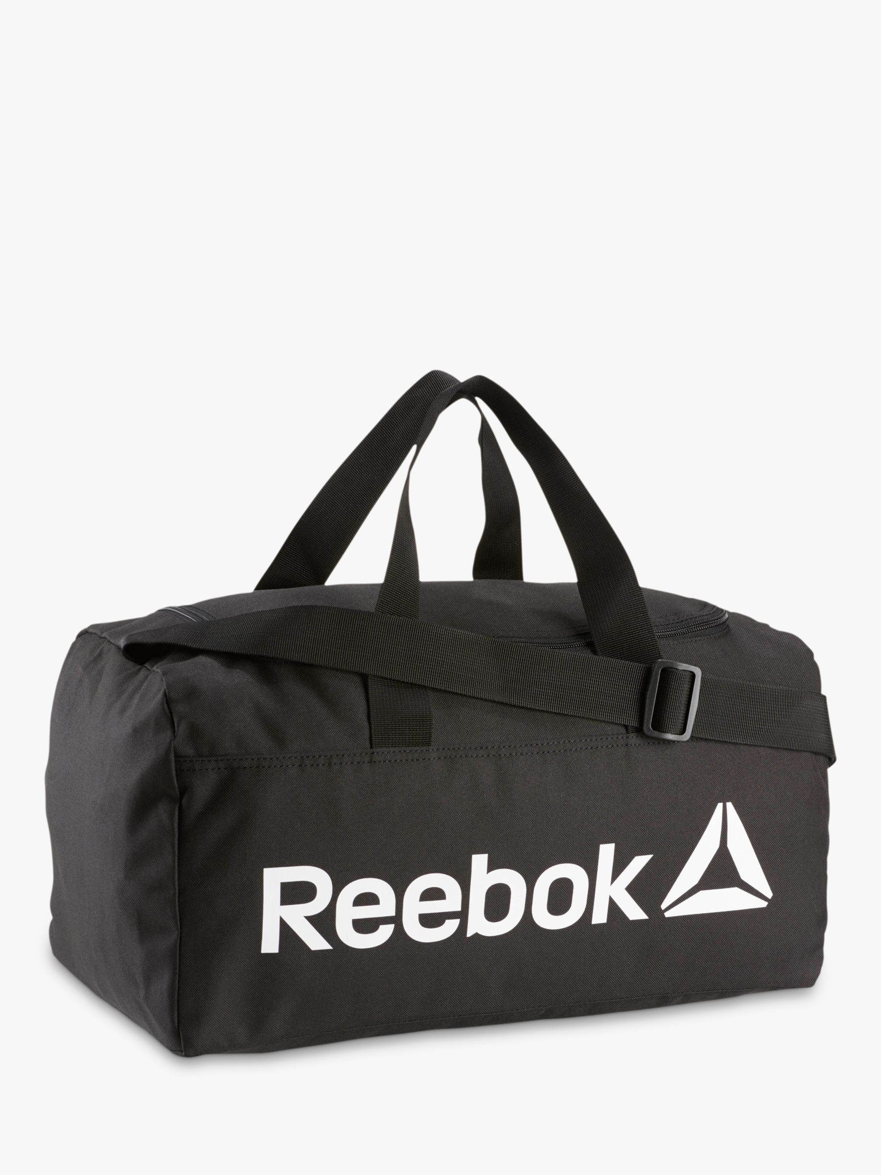 Reebok Act Core Small Grip Duffle Bag, Black at John Lewis & Partners