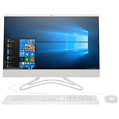 HP 24-f0021na All-in-One Desktop PC, Intel Core i5, 8GB RAM, 2TB, 23.8 Full HD, Snow White