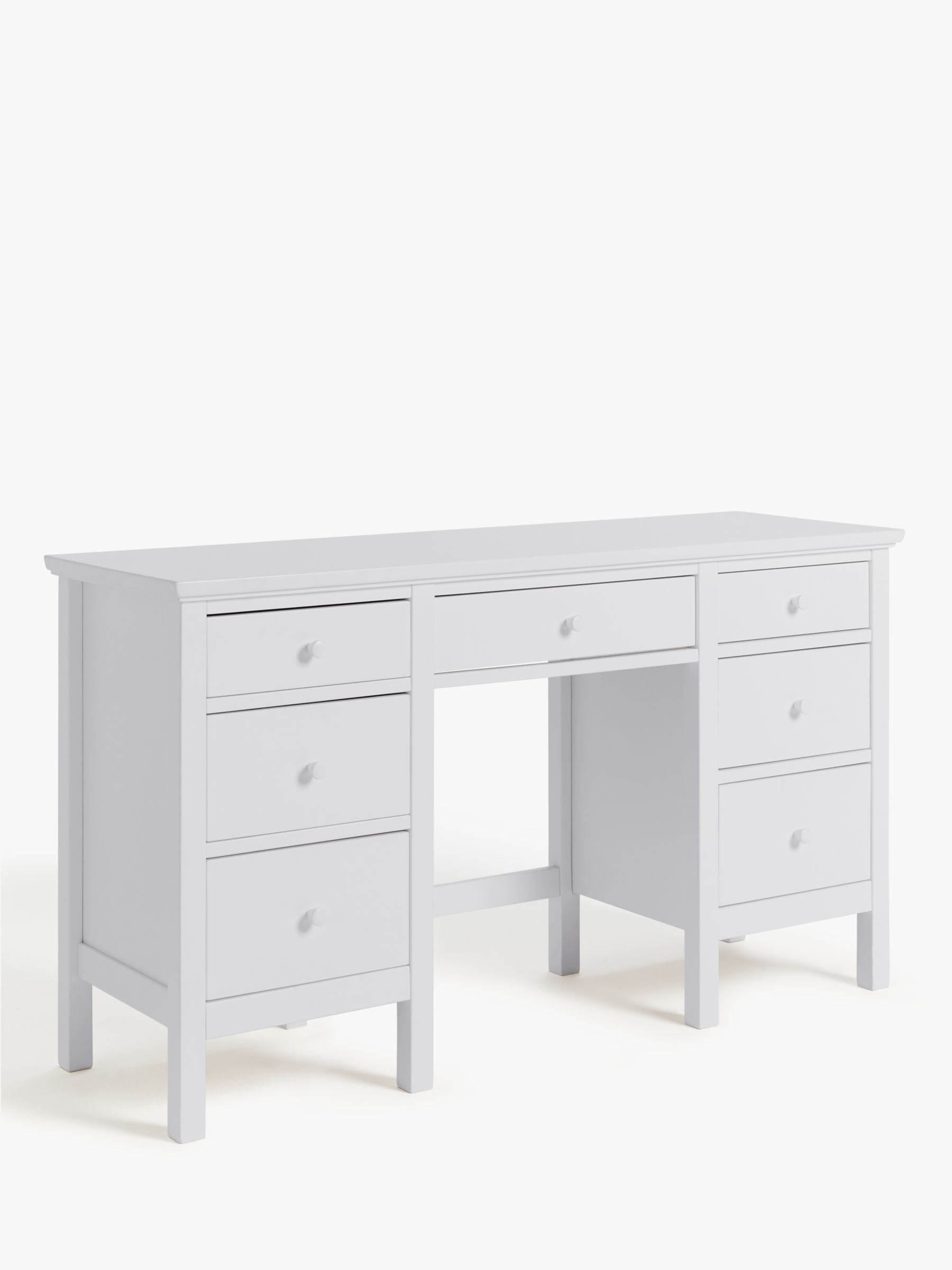 Dressing Tables John Lewis Partners, White Vanity Table With Drawers On One Side