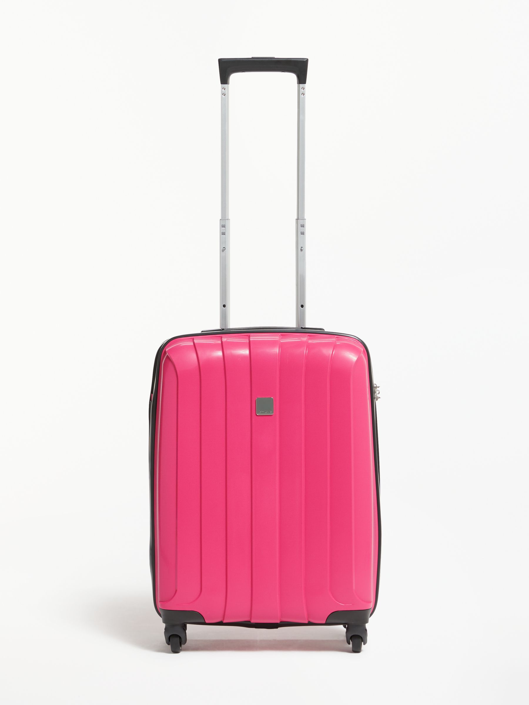 pink 4 wheel suitcase