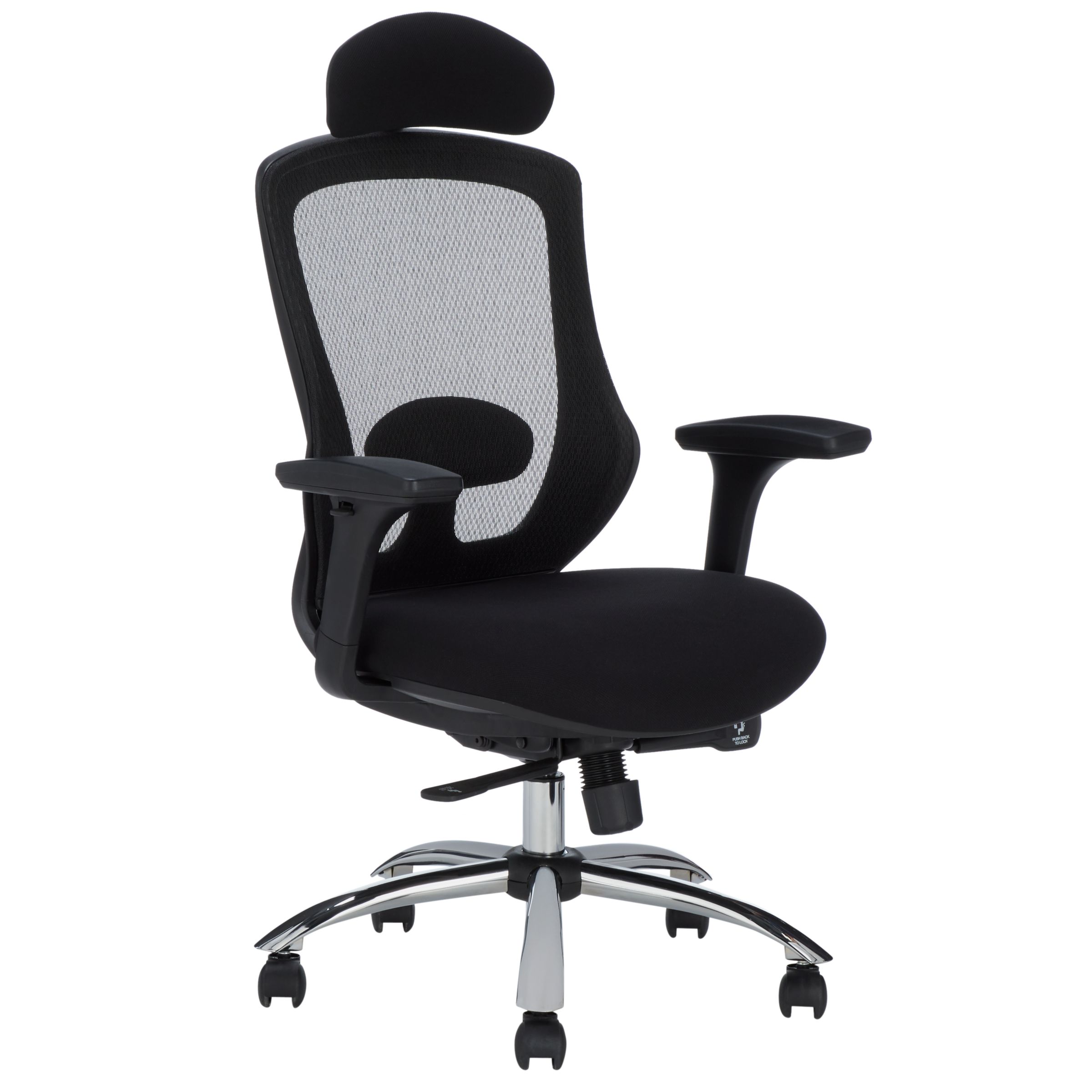 Photo of John lewis isaac ergonomic office chair black