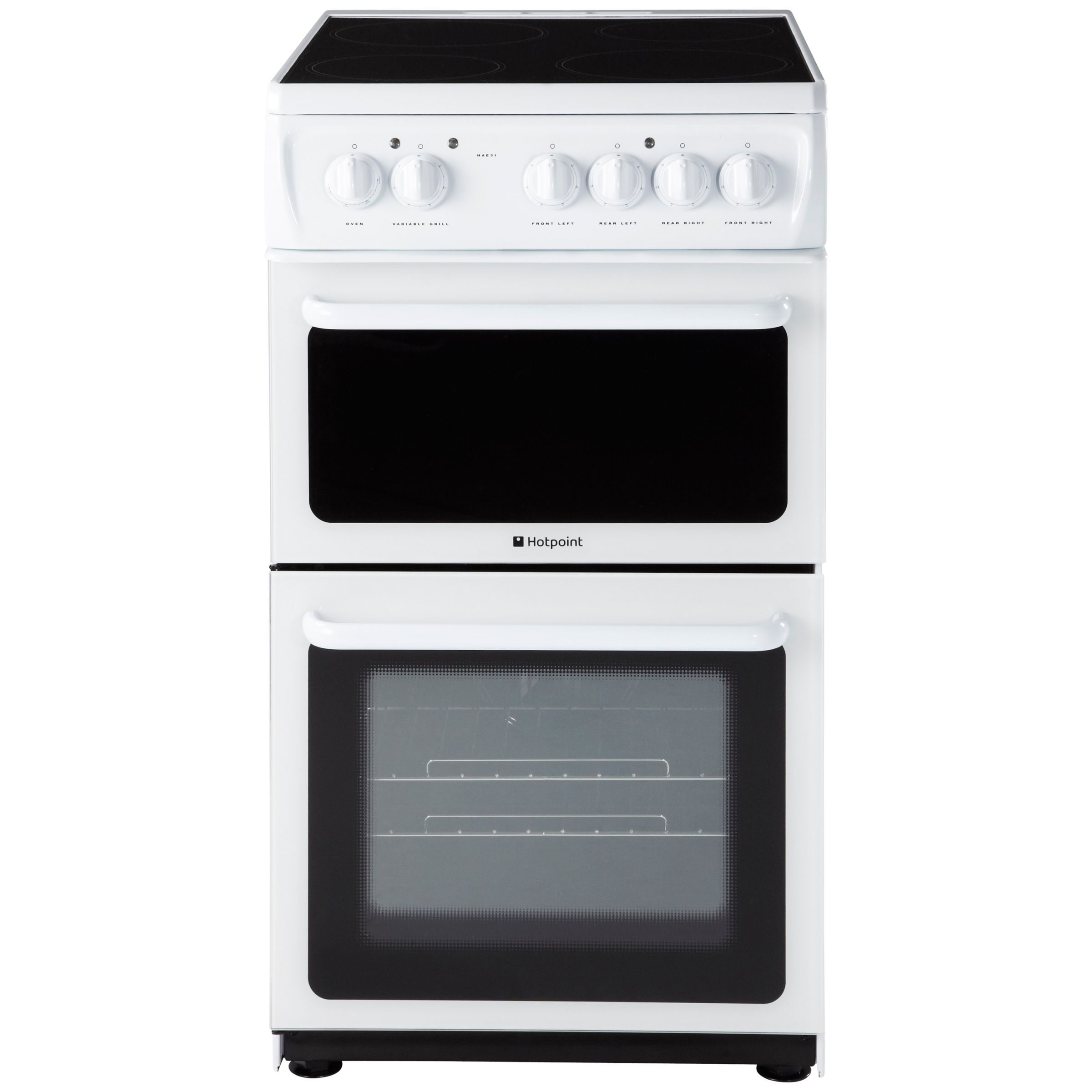 white freestanding electric cooker