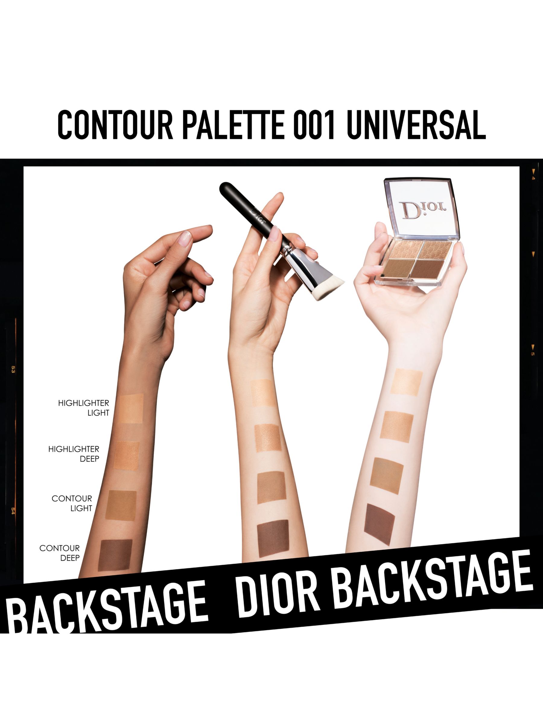 dior backstage contour palette 001