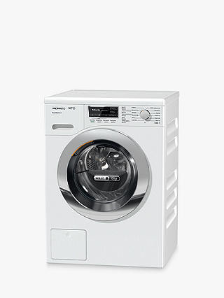 Miele WTF121WPM Washer Dryer, 7kg Wash/5kg Dry Load, A Energy Rating, 1600rpm Spin, Lotus White
