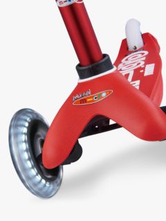 Micro Scooters Mini Deluxe LED Scooter, Red