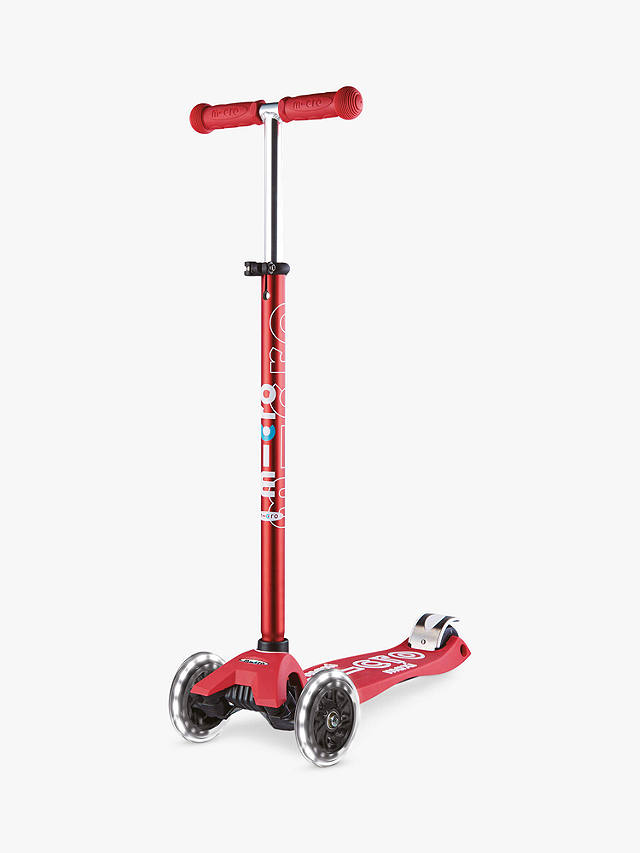 Micro Scooters Maxi Deluxe LED Scooter, Red