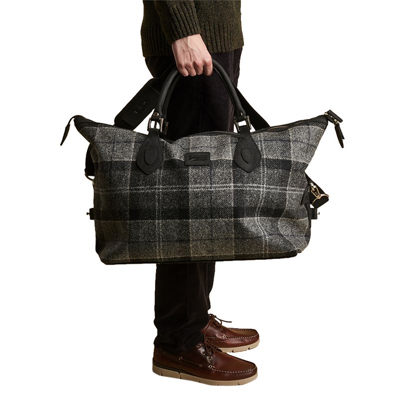 barbour shadow tartan explorer bag