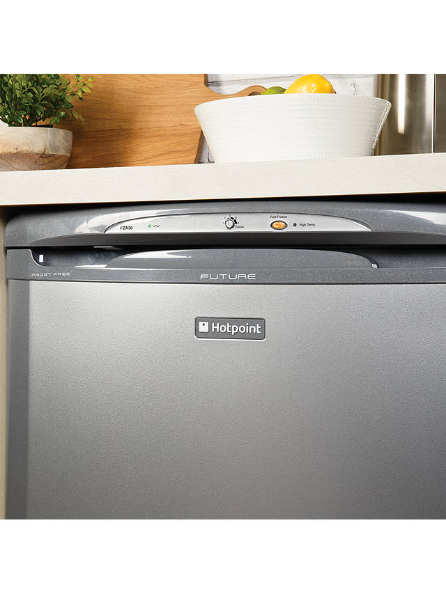 Under Counter Freezer Graphite New Hotpoint FZA36G.1 Free Standing 73 Litres A