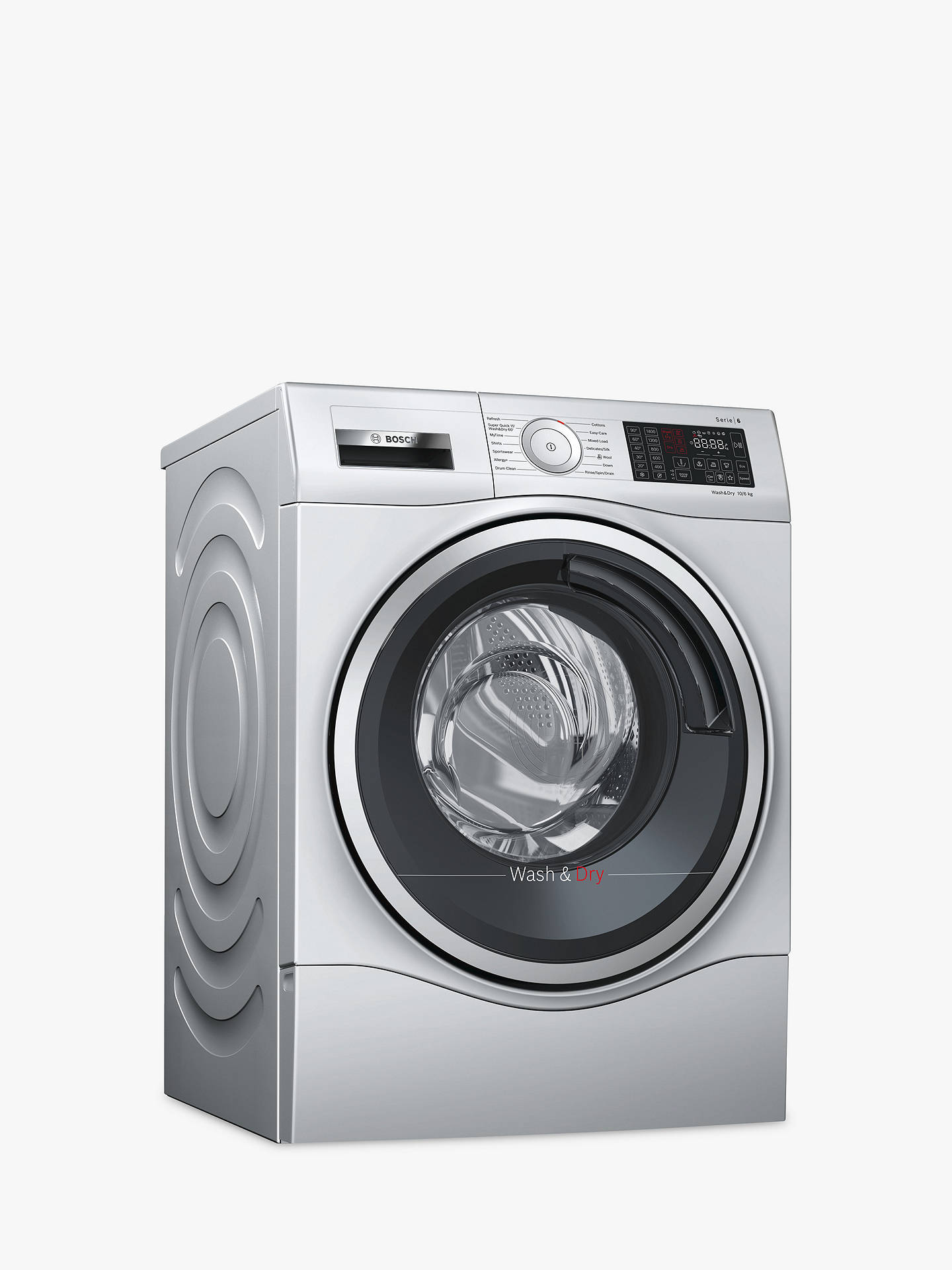 Bosch Stainless Steel Washer Dryer