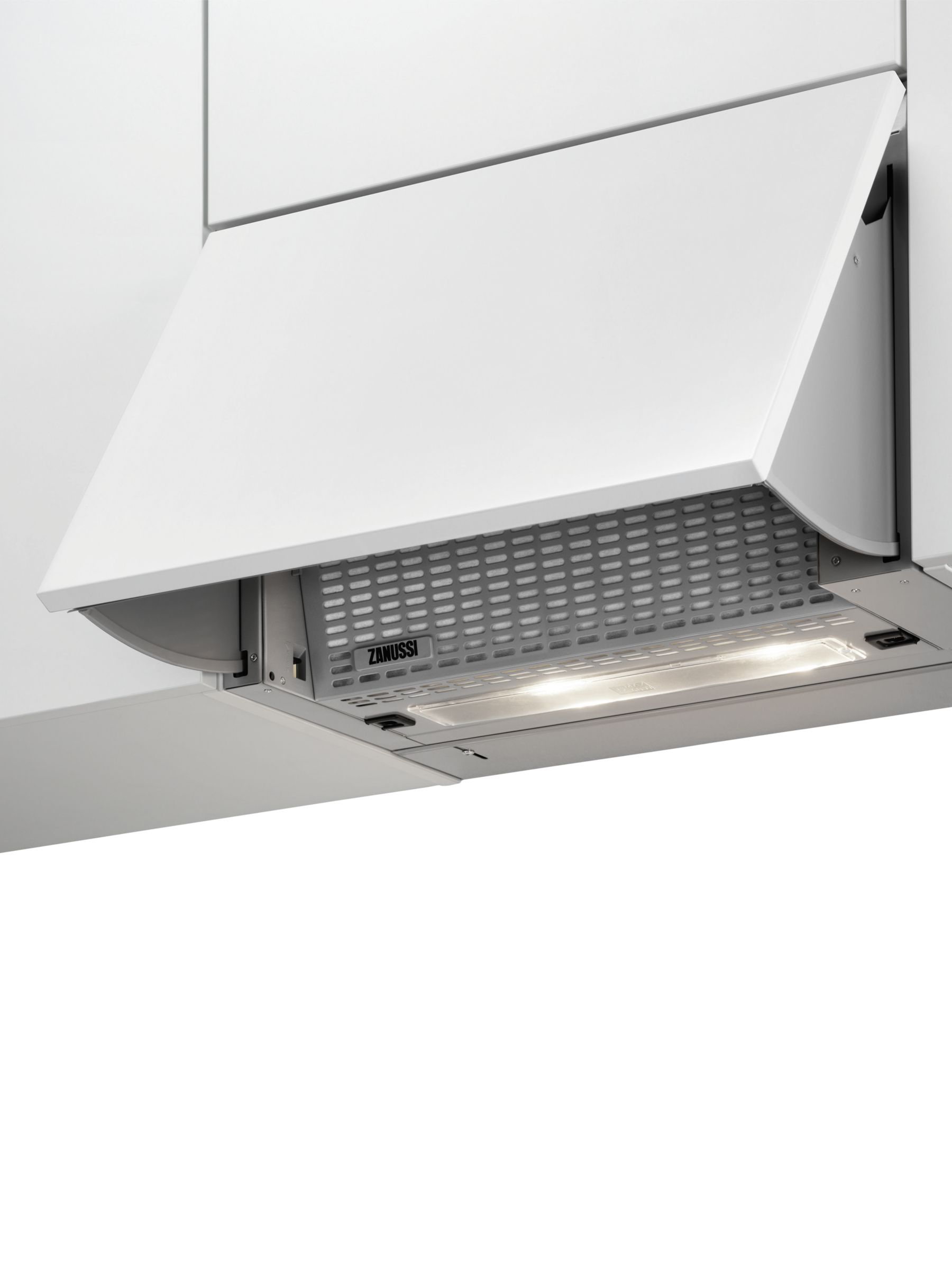 Zanussi ZHI612G Integrated Pullout Cooker Hood, Stainless Steel