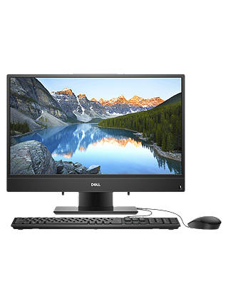 Dell 22-3000 All-in-One Desktop PC, Intel Core i3, 4GB RAM, 1TB, 21.5" Full HD, Black