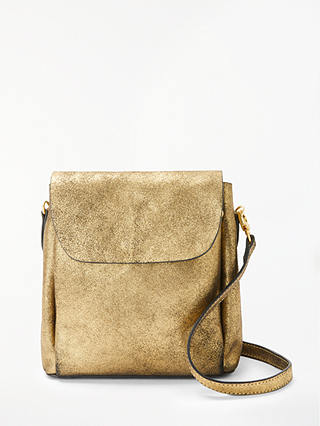 AND/OR Isabella Metallic Mini Leather Backpack, Gold