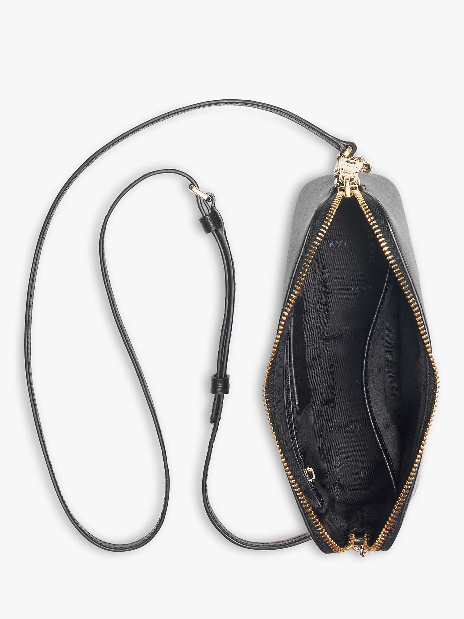 Buy DKNY Bryant Dome Leather Cross Body Bag Online at johnlewis.com