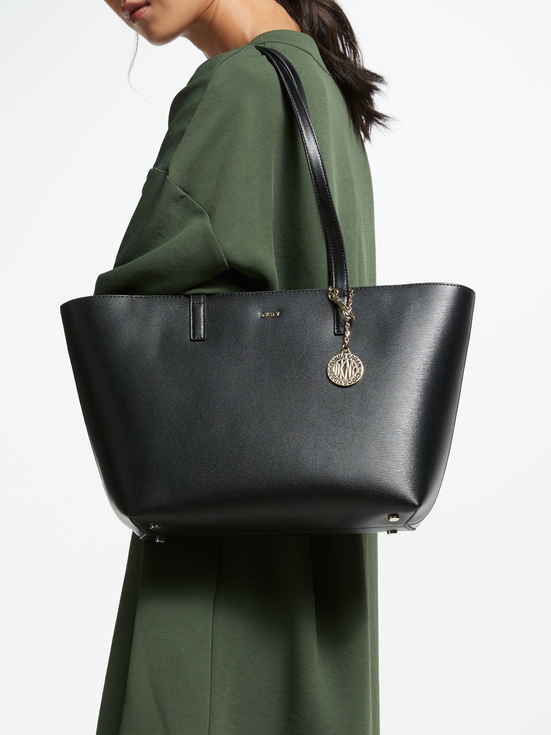 Buy DKNY Bryant Medium Leather Tote Bag Online at johnlewis.com