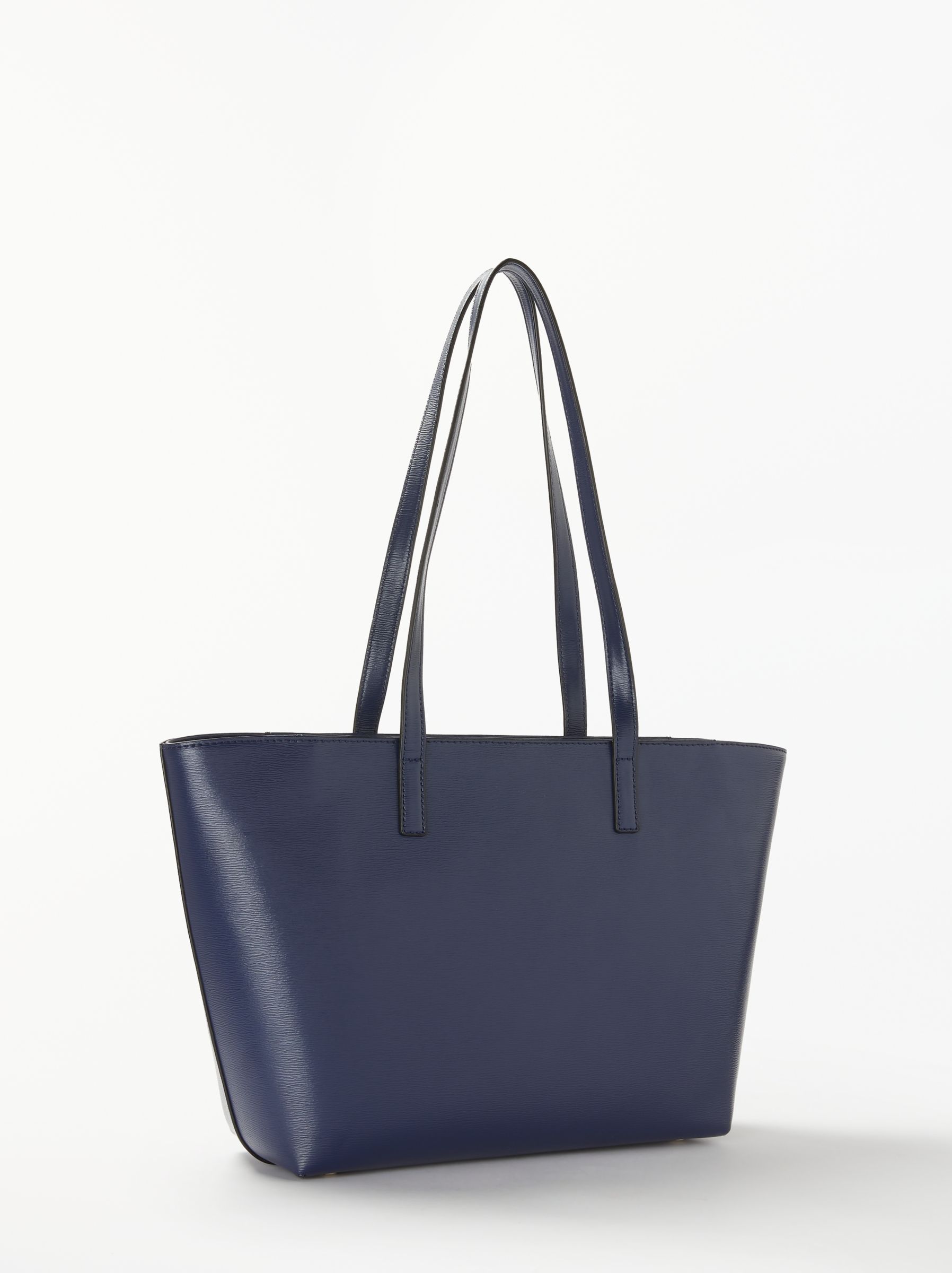 DKNY Bryant Medium Leather Tote Bag, Navy