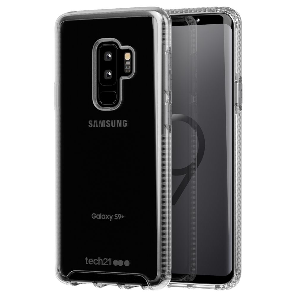 tech21 Pure Clear Case for Samsung Galaxy S9 Plus, Clear