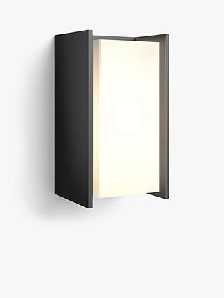 Philips Hue Turaco LED Smart Outdoor Wall Light, Black