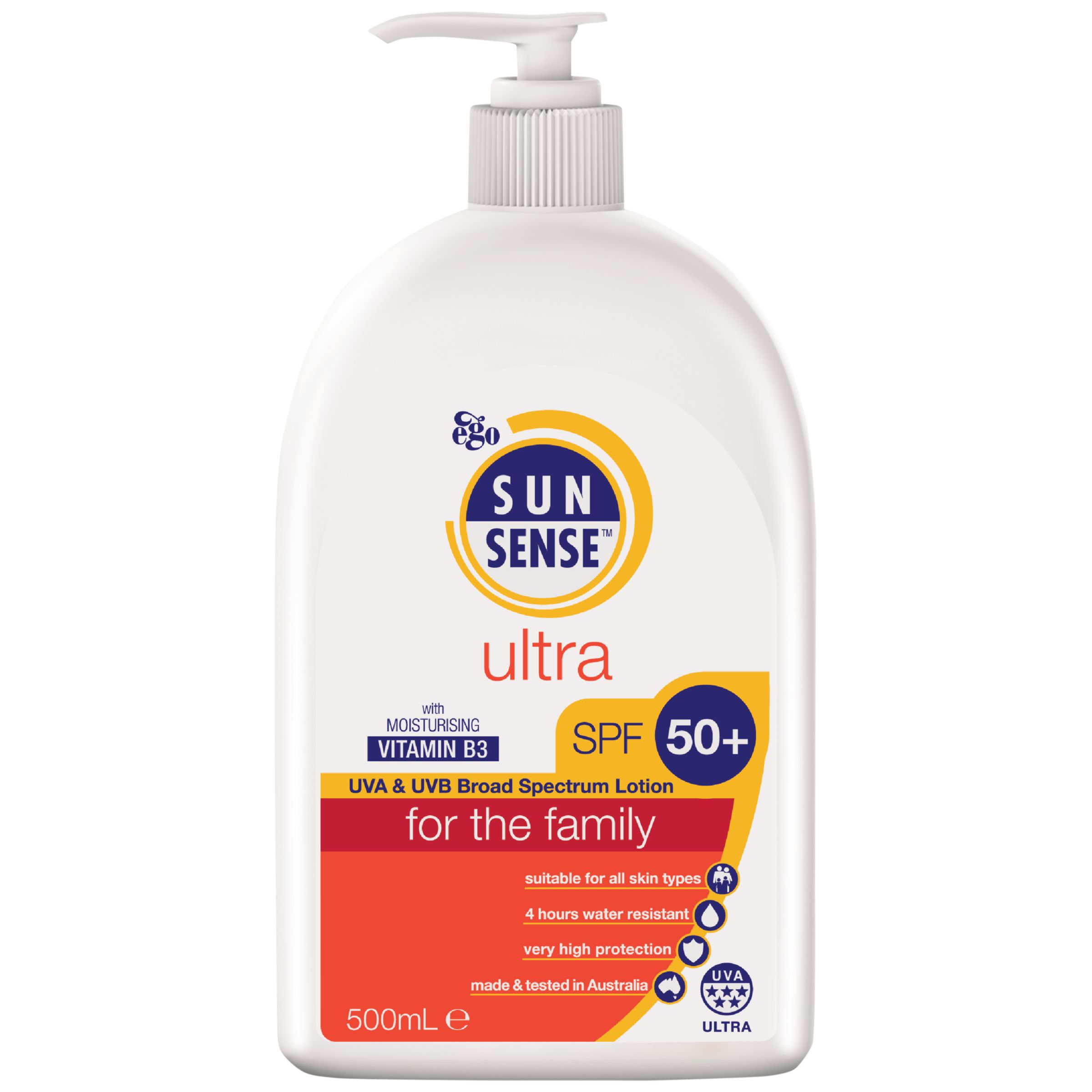 Sunsense Ultra 500 SPF50+ Sun Screen, 500ml at John Lewis & Partners