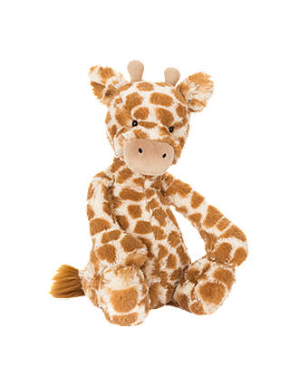 Jellycat Bashful Giraffe Soft Toy, Multi