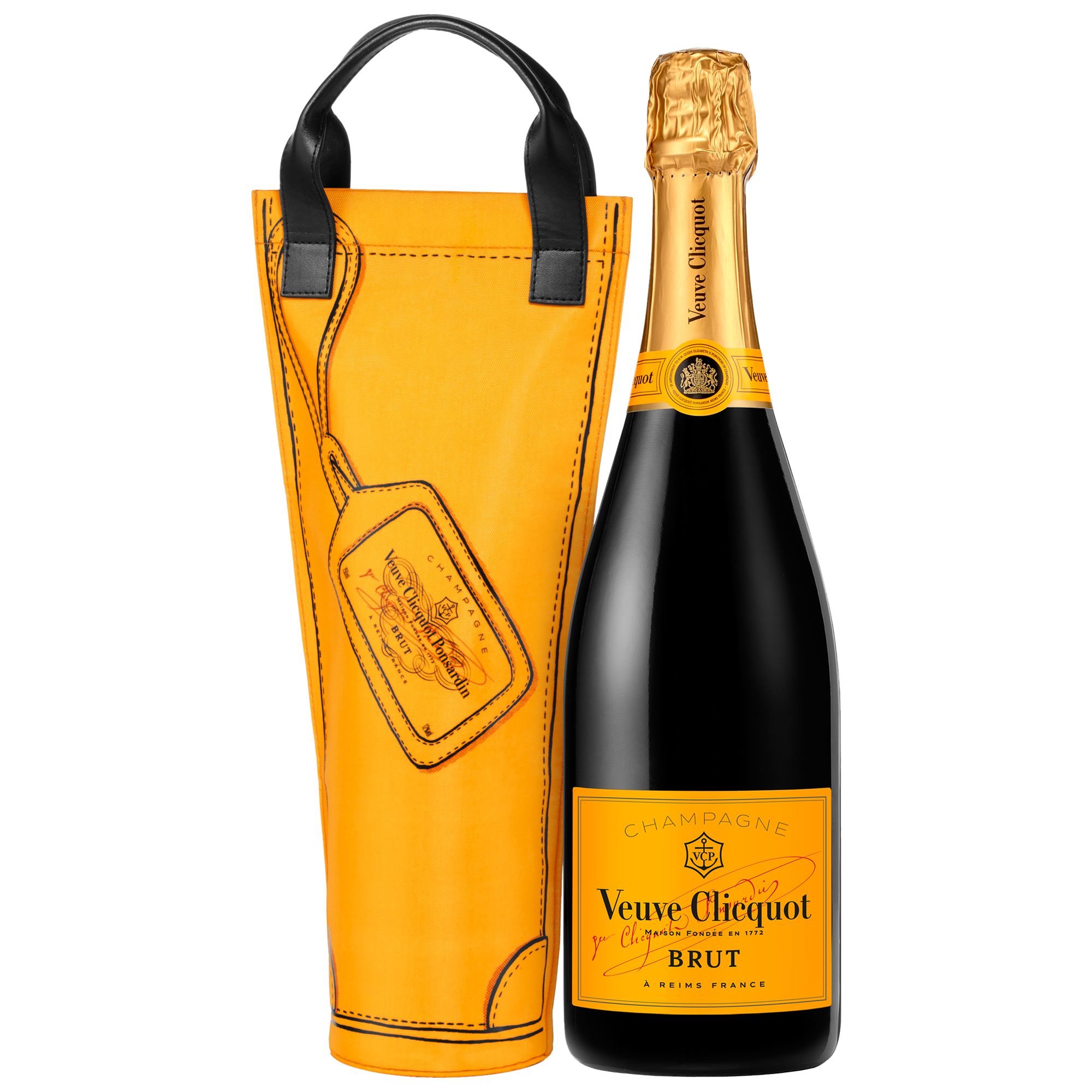 Veuve Cliquot Yellow Label Champagne Ping Bag 75cl Online At Johnlewis Com
