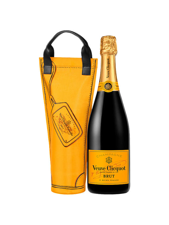 Veuve Cliquot Yellow Label Champagne Shopping Bag, 75cl at