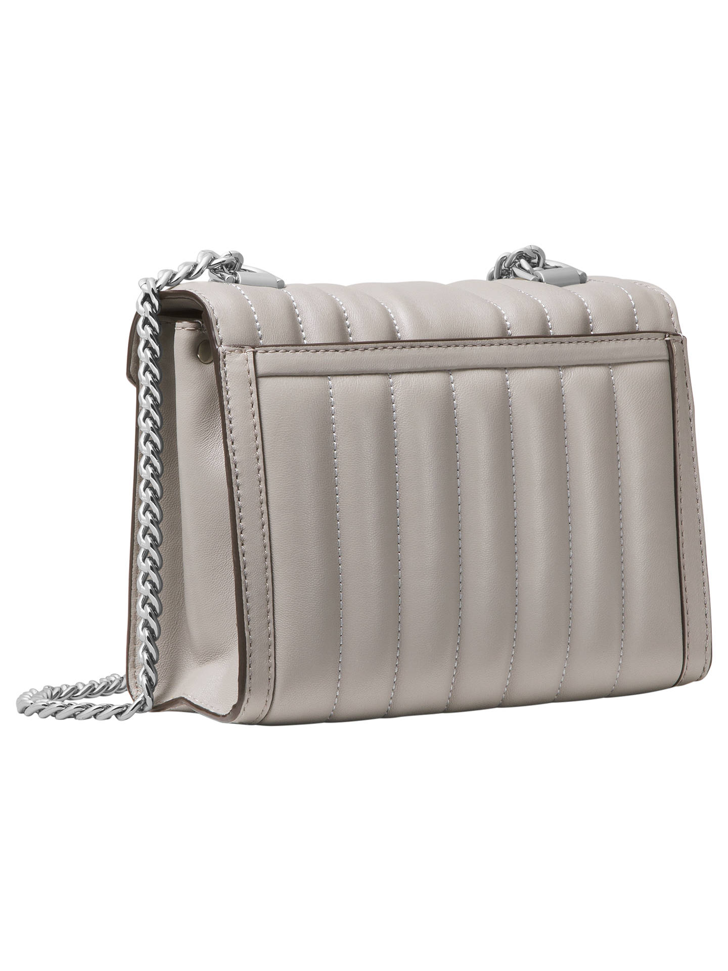 MICHAEL Michael Kors Whitney Small Quilted Leather Shoulder Bag, Pearl ...