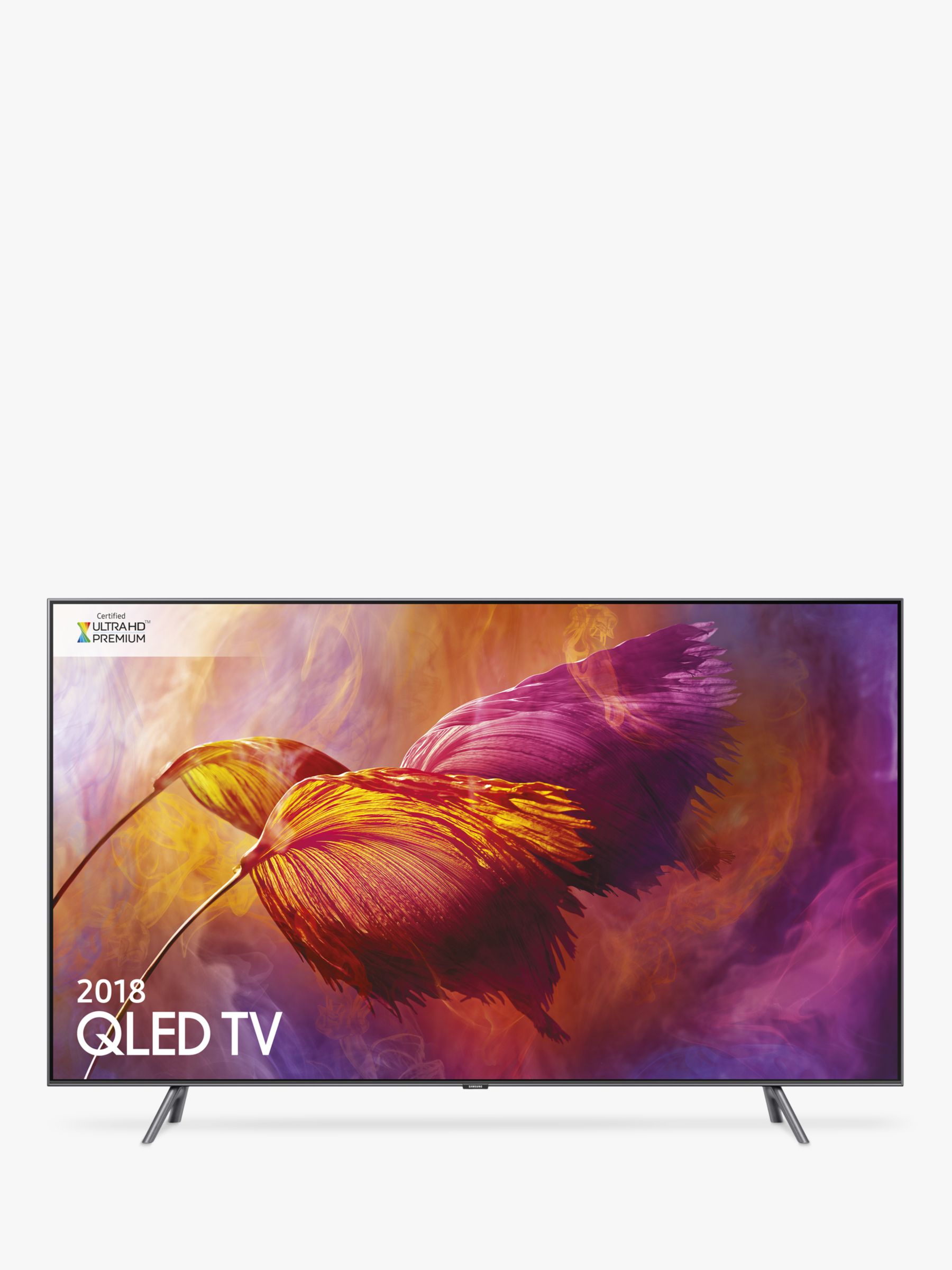 Samsung QE75Q8DN (2018) QLED HDR 1500 4K Ultra HD Smart TV, 75 with TVPlus/Freesat HD & 360 Design, Ultra HD Premium Certified, Black
