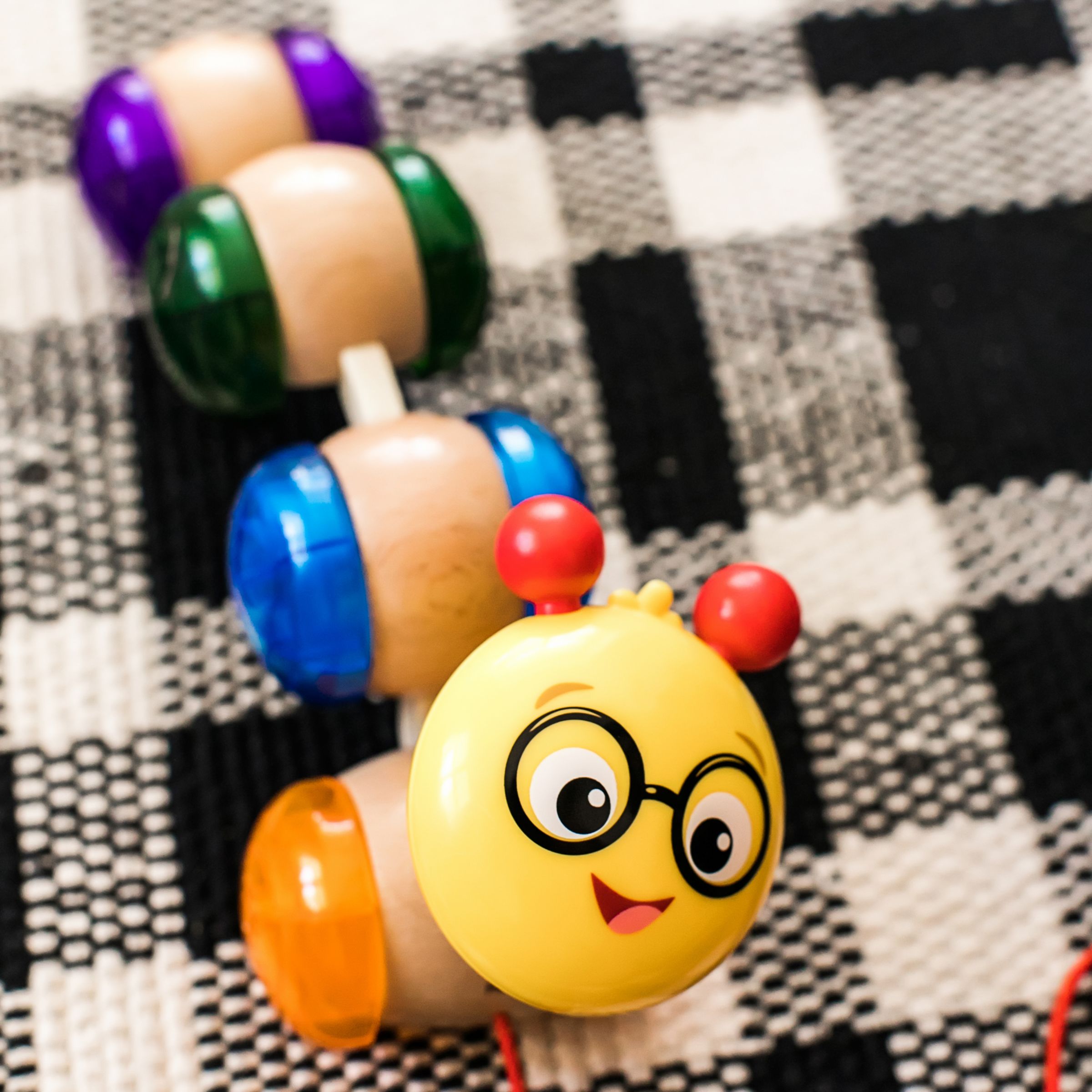 Baby Einstein Inch Along Cal The Caterpillar Wooden Toy At John Lewis Partners