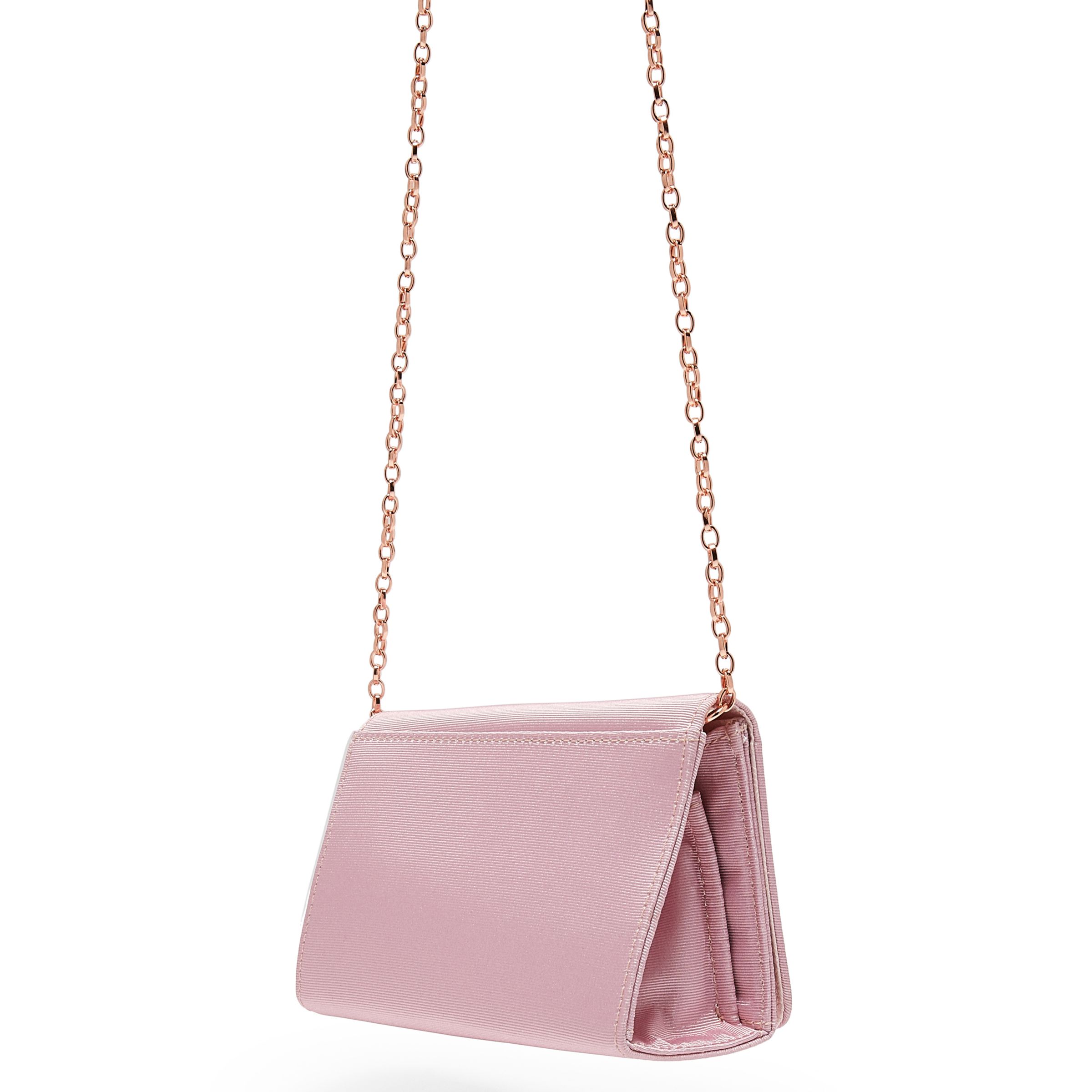 Ted Baker Fiona Harmony Bow Clutch Bag, Pink