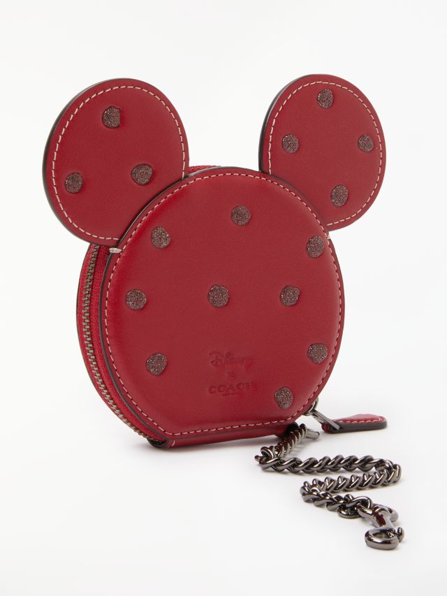 Coach mickey cheap mouse coin purse