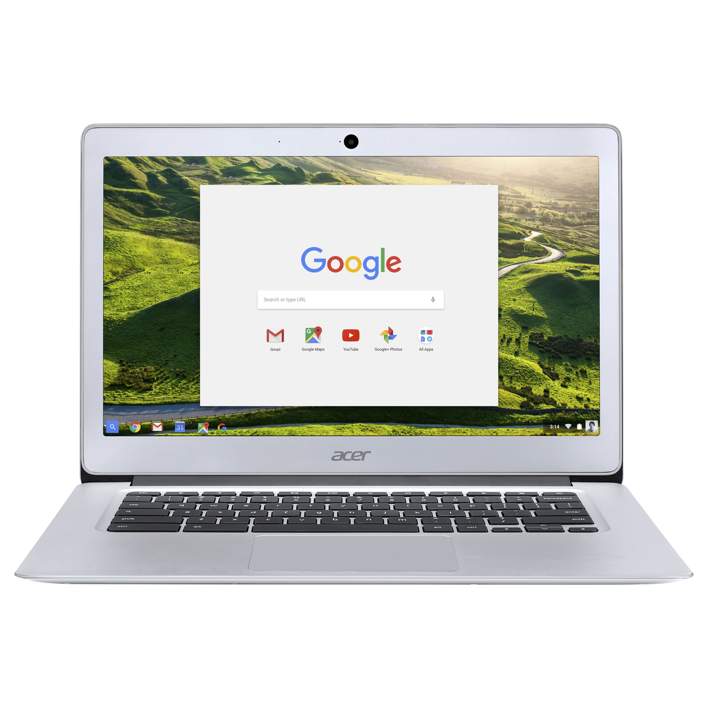 Acer Chromebook 14 CB3-431, Intel Celeron, 4GB RAM, 32GB eMMC Flash, 14 Full HD, Silver