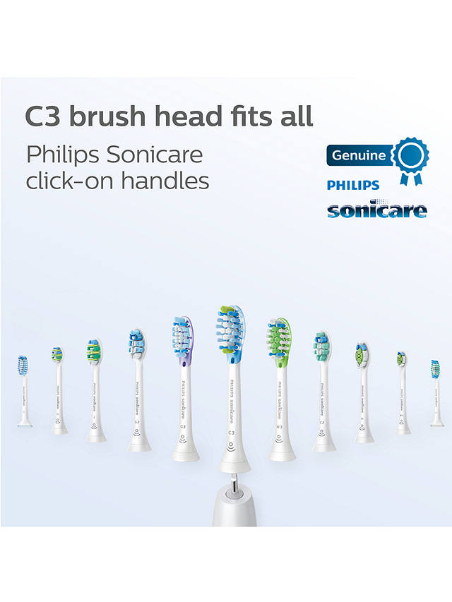 Philips Sonicare HX9044/33 Premium Plaque Defence Replacement Brush Heads, Pack of 4, Black 8