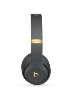 Beats Studio³  Wireless Bluetooth Over-Ear Headphones with Pure Adaptive Noise Cancelling & Mic/Remote, Shadow Grey