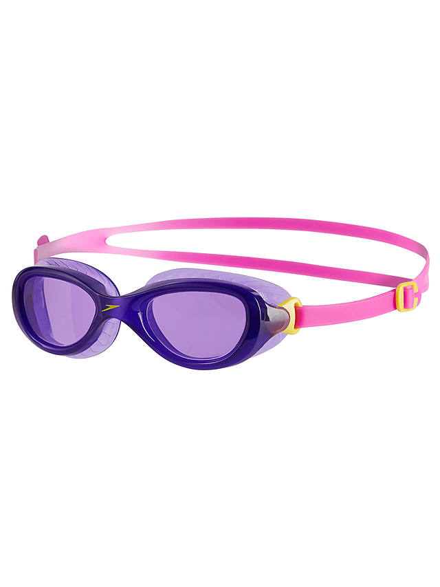 Speedo Junior Futura Classic Swimming Goggles, Pink/Violet