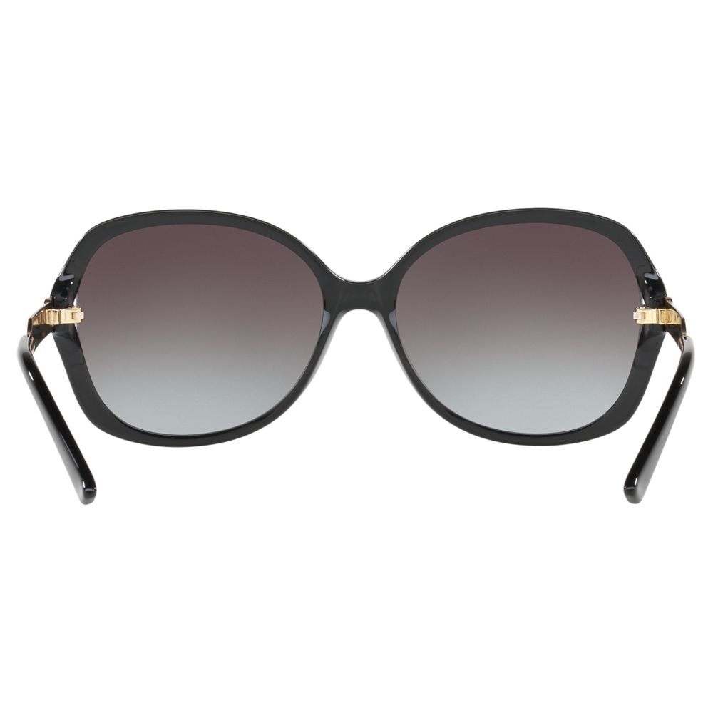 Gucci GG0076S Women's Round Sunglasses, Black/Grey Gradient at John ...