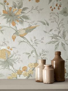 The Little Greene Paint Company Brooke House Wallpaper, Cinder