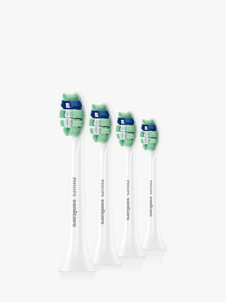 Philips HX9024/12 Sonicare Optimal Plaque Defence Brush Heads, Pack of 4, White