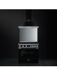 Smeg Portofino CPF9I Freestanding 90cm Multifunction Cooker, Black