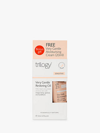 Trilogy Very Gentle Restoring Oil 30ml Skincare Set