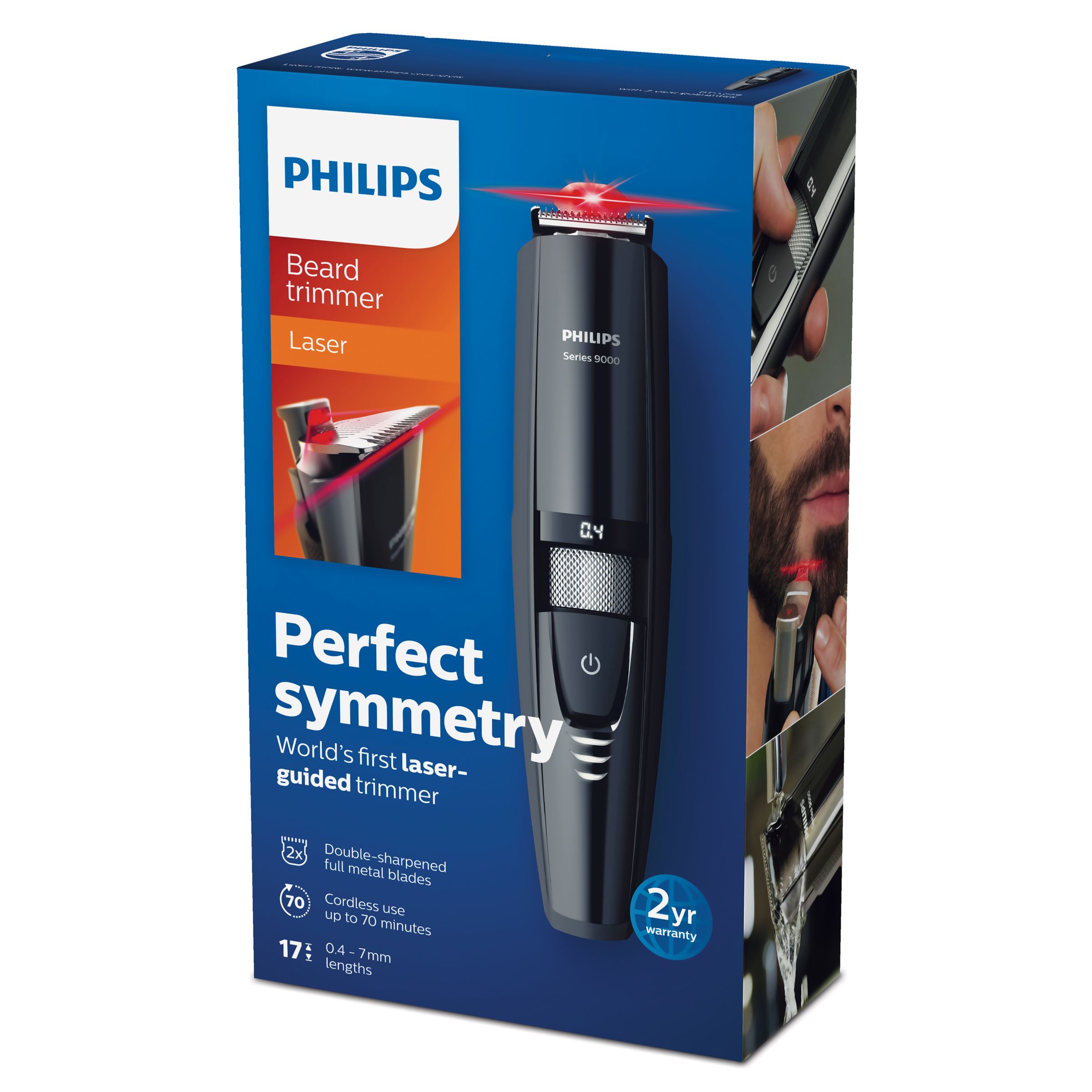 philips laser beard trimmer 9000