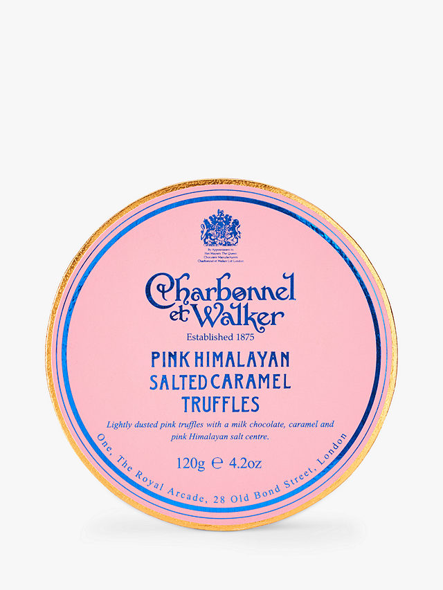 Charbonnel et Walker Pink Himalayan Salted Caramel Truffles, 120g