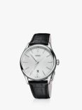 Oris	01 733 7721 4051-07 5 21 64FC Men's Artelier Automatic Date Leather Strap Watch, Black/Silver