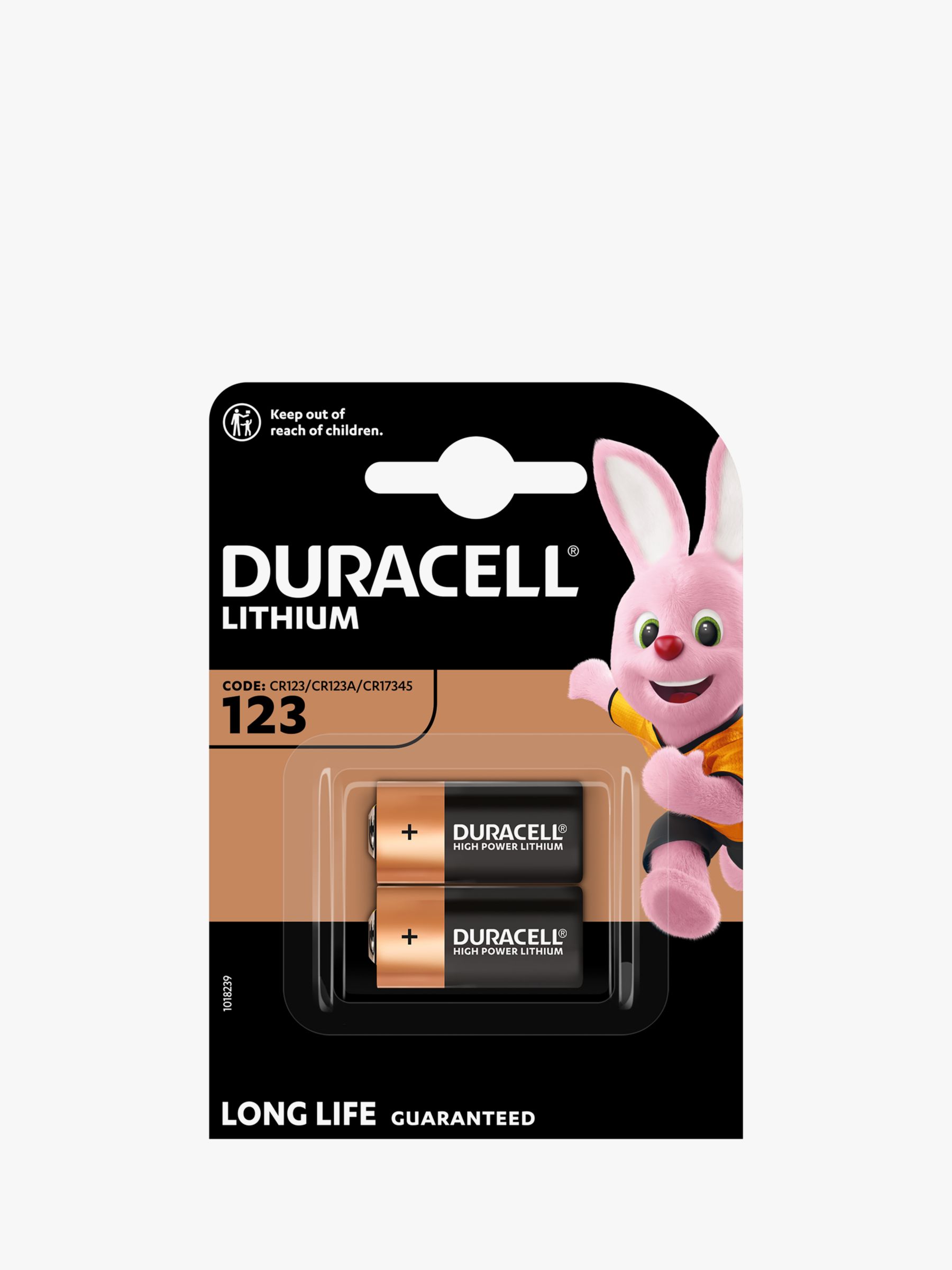 Duracell Speciality 123 Batteries, Pack of 2