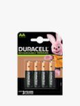 Duracell Rechargeable AA Batteries, Pack of 4