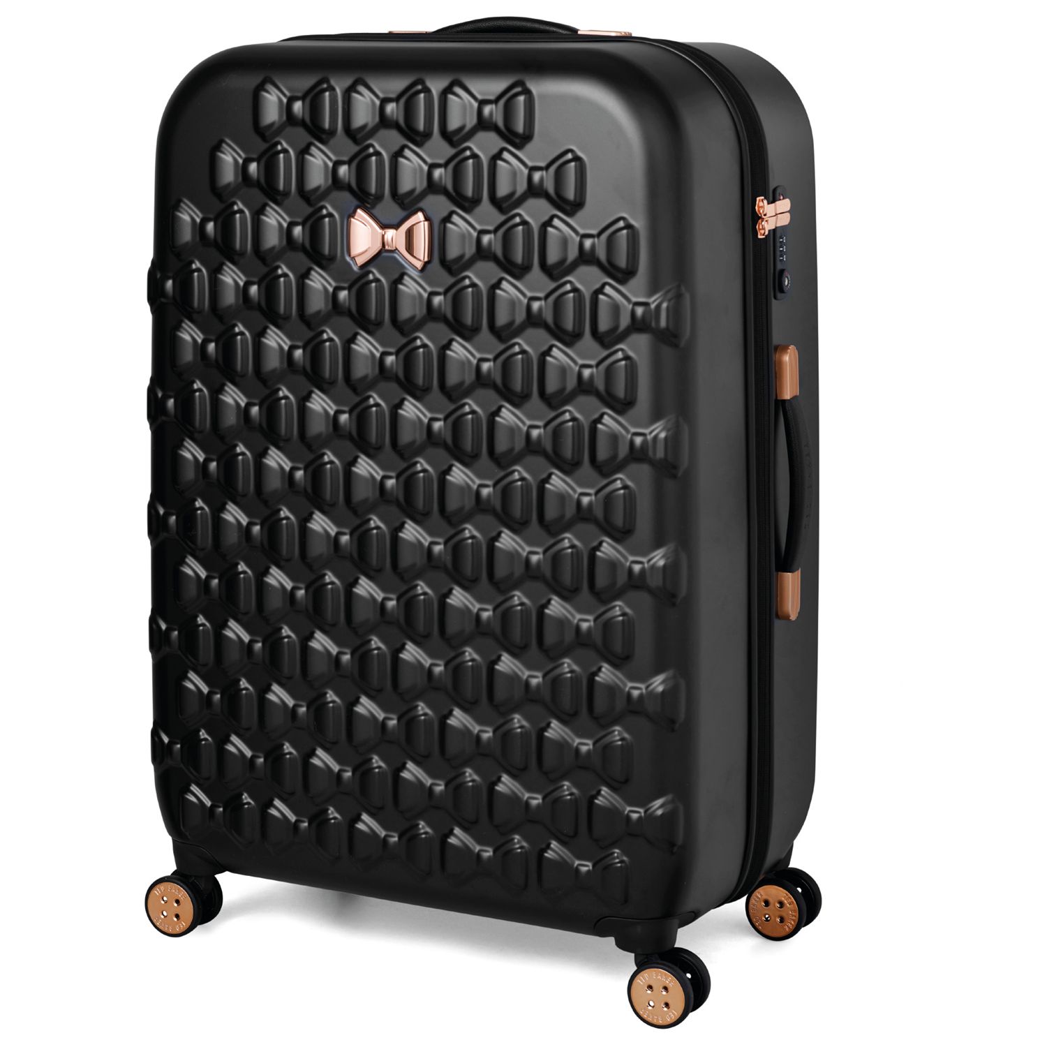 large black it suitcase