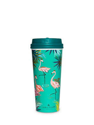 Sara Miller Flamingo Travel Mug, 460ml