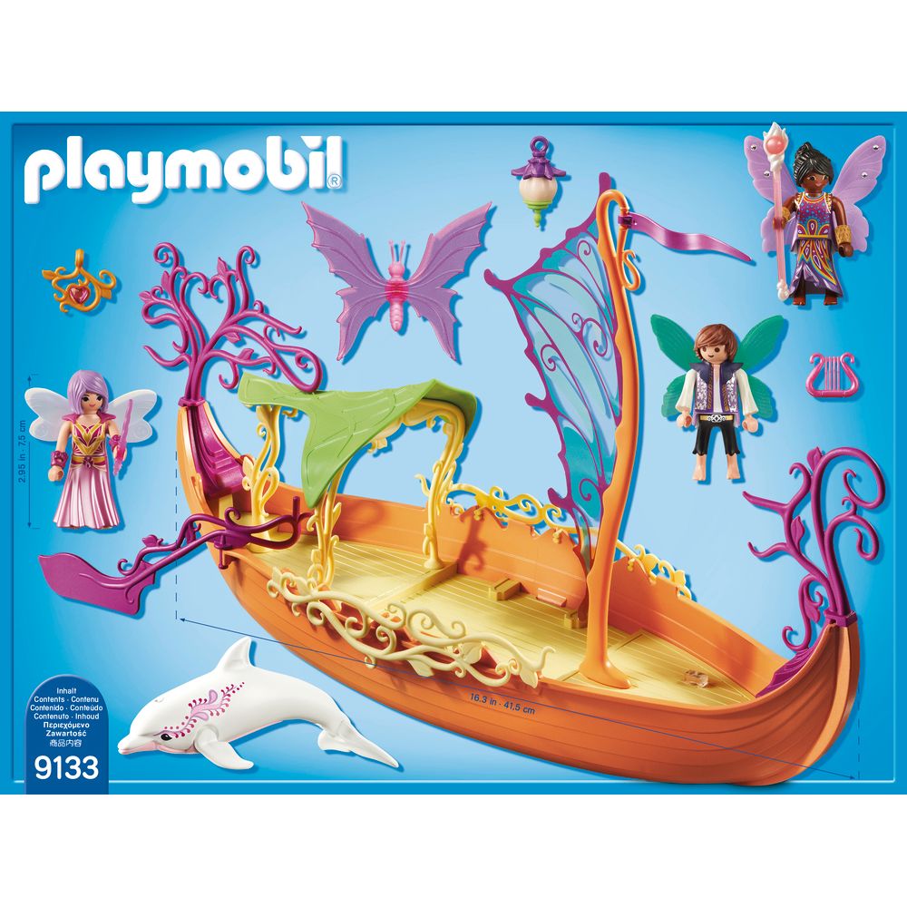 playmobil floating enchanted fairy ship