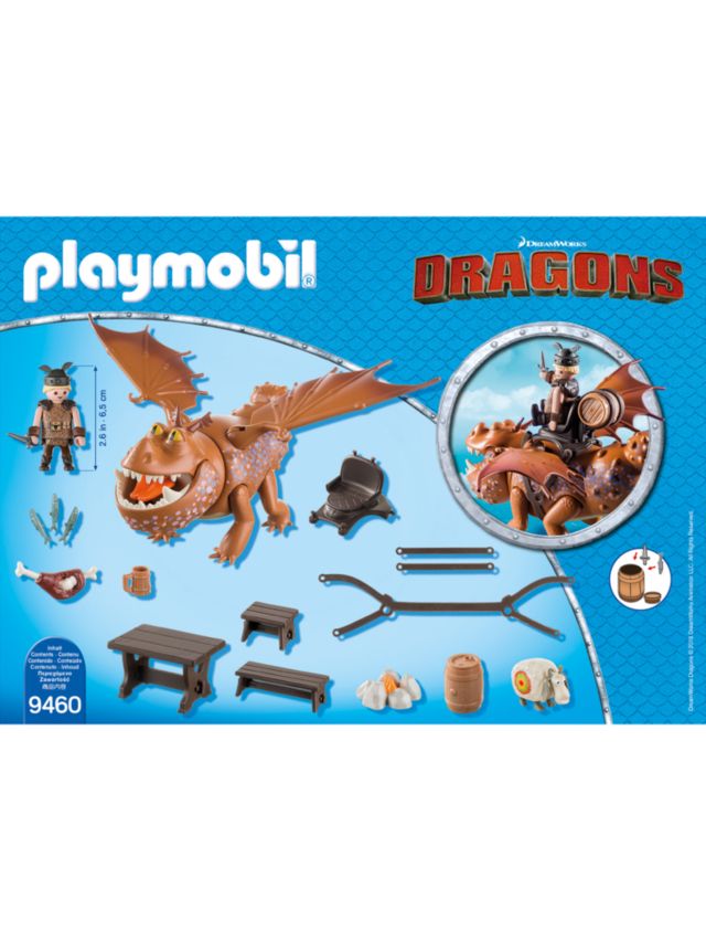 PLAYMOBIL How To Train Your Dragon Fishlegs and Meatlug Action Figure Sets